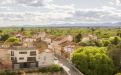 Vista del Carrer de la Creu des de la torre